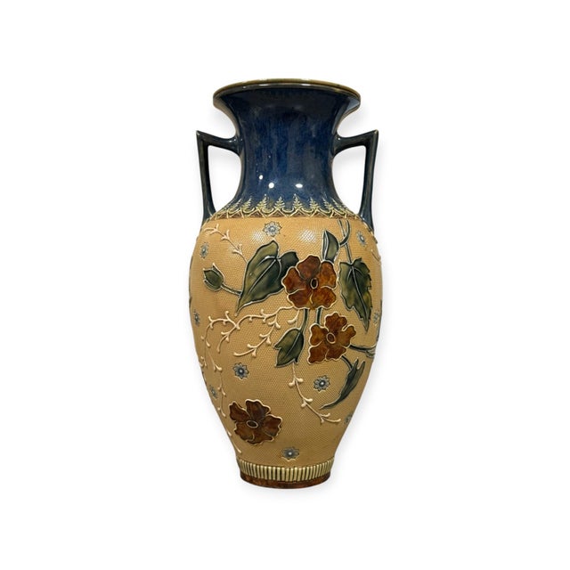 Lambeth Slaters Patent Vase from Royal Doulton, 1890s For Sale - Image 11 of 11