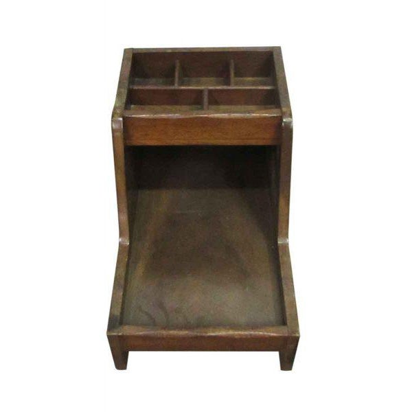 Antique Wooden Shoe Shine Stand Chairish