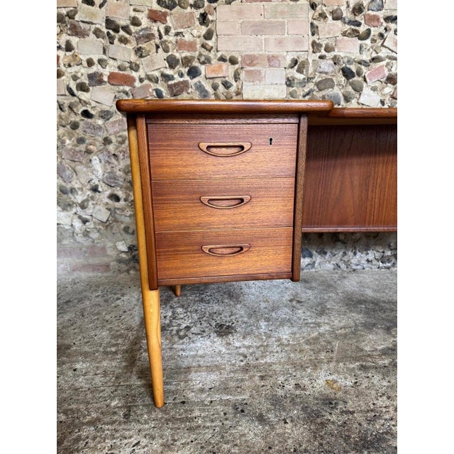 Vintage Teak Boomerang Desk by Göran Strand, 1960s For Sale - Image 6 of 18
