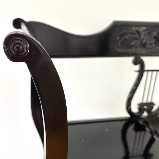 1930s Chic Duncan Phyfe Telephone Table Circa 1930s For Sale - Image 5 of 12