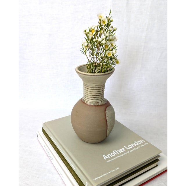 1970s Vintage Rustic Ceramic Vase by St Agnes Pottery Studio, 1970s For Sale - Image 5 of 9