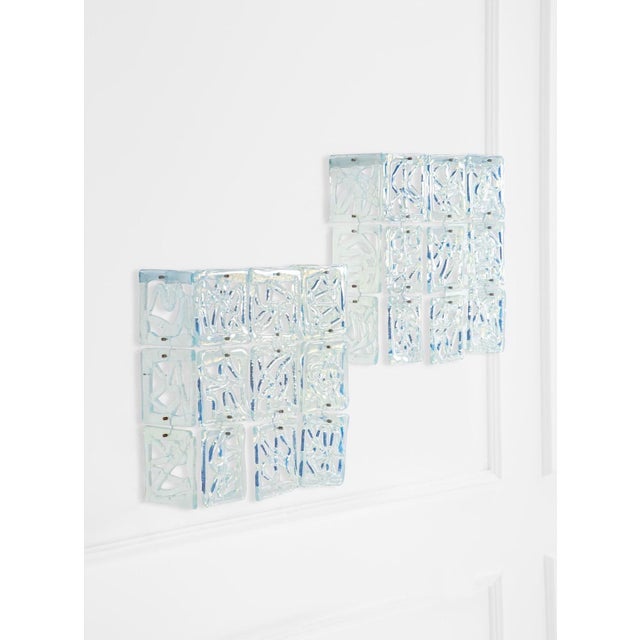 Vintage Wall Lights by Carlo Nason for AV Mazzega, 1970s, Set of 2 For Sale - Image 9 of 9