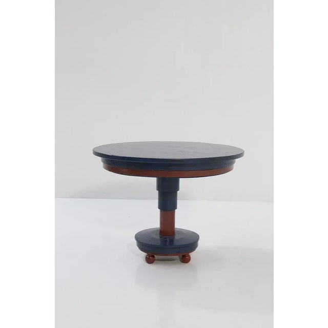 Blue Italian Colombo Coffee Table by Fillìa Luigi, 1925 For Sale - Image 8 of 8