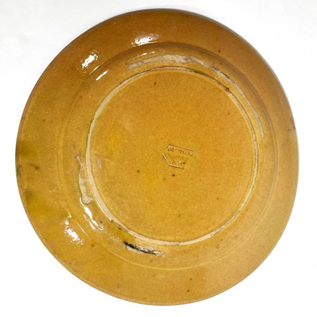 Mid 20th Century French Valluris Pinecone Plate For Sale - Image 5 of 6