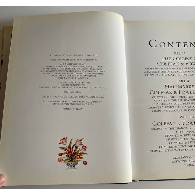 Colefax & Fowler the Best in English Decoration Book For Sale - Image 6 of 10