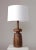 Lathe Turned Walnut Table Lamp by Michael Rozell For Sale - Image 4 of 5