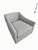 Modern swivel chair by Arhaus. Comfortable and durable fabric.