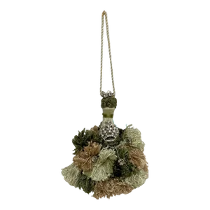 Midcentury French Crown Tassel Ornament