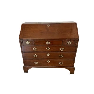 Large Antique Mahogany Bureau For Sale