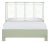 X & Diamond Standard Bed King, Celery Green For Sale