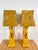 Vintage Yellow Ceramic Foo Dog Lamps - A Pair For Sale - Image 11 of 12