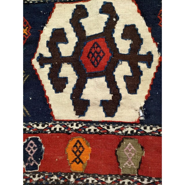 Persian Late 19th Century Shahsavan Bagface For Sale - Image 3 of 7