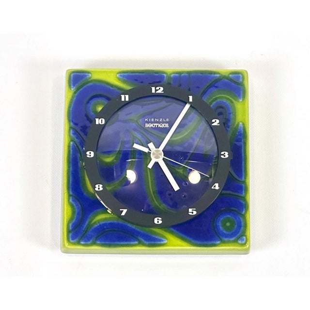 Ceramic Boutique Wall Clock from Kienzle, 1970s For Sale - Image 12 of 12