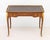 Louis XVI Style Kingwood Bureau Plat, with ormolu mounts, pierced galleried top and burgundy leather inset writing surface...