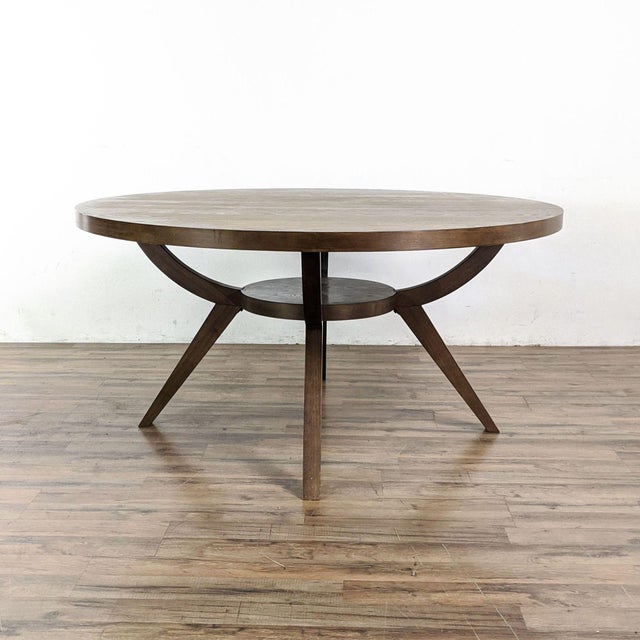 West Elm Arc Base Pedestal Dining Table Chairish