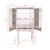 Pasargad Home Safari Steel & Cowhide Bar Cabinet For Sale - Image 12 of 12