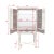 Safari Steel & Cowhide Bar Cabinet For Sale - Image 12 of 12
