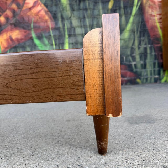 American of Martinsville Full Size Bed Frame Mid Century Modern For Sale - Image 11 of 11