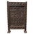 Brown Gothic Carved Oak Fire Screen For Sale - Image 8 of 8