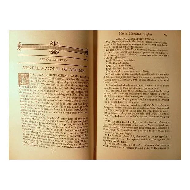 1930s 1930s 'Instantaneous Personal Magnetism' Book For Sale - Image 5 of 5