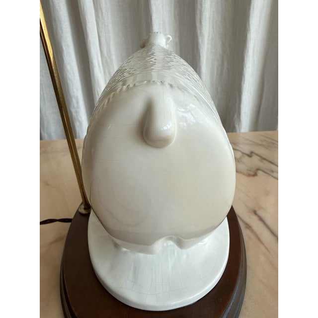 Vintage Ceramic Sheep Table Lamp, Italy, 1970s For Sale - Image 6 of 15