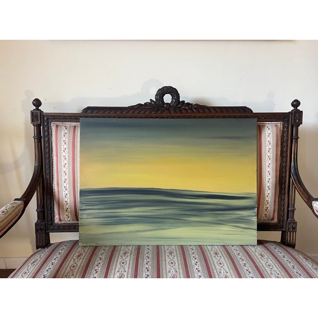 ArpVerdeacqua, Serenity in Sunset, Acrylic on Canvas For Sale - Image 4 of 8