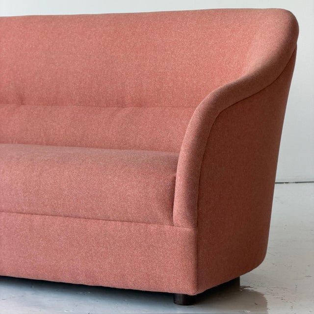 c. 1970s. USA. Reupholstered in Maharam wool This piece is attributed to the mentioned designer/maker. It has no...