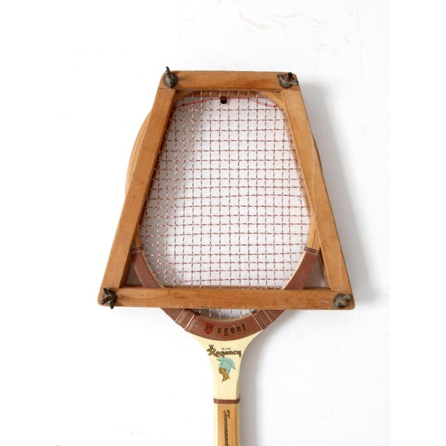 Mid-Century Regent Deluxe Regency Tennis Racket For Sale - Image 10 of 11