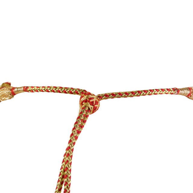 Late 20th Century Style Natural Strawberry Quartz Multi-Strand Statement Necklace, 18" For Sale - Image 10 of 14