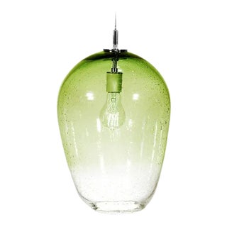 Zenith Pendant Light from the Fizz Collection in Citron For Sale