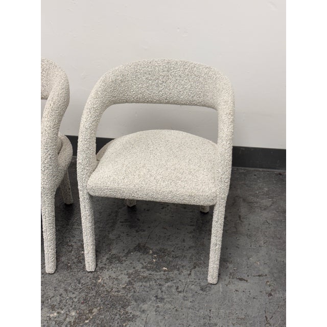 Fours Hands Hawkins Bouclé Armchairs, Pair For Sale - Image 4 of 12