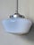 Opaline Glass Pendant Light, 1950s For Sale - Image 6 of 9