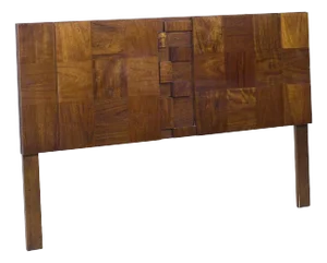 Lane Staccato Mid Century Walnut Queen Headboard