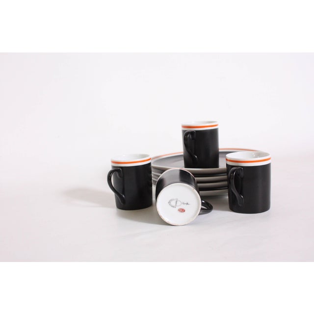 Mid 20th Century Espresso or Tea Set by Lagardo Tackett - Set of 8 For Sale - Image 4 of 6