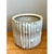 Vintage Faux Bamboo White Ceramic Pot For Sale - Image 4 of 12