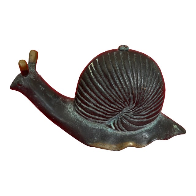 1980s Brass Snail For Sale