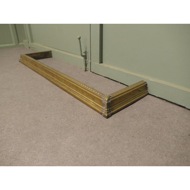 Antique Brass Fender, 1800s For Sale - Image 5 of 7