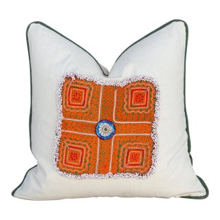 Kiran Vintage Boho Throw Pillow Cover For Sale