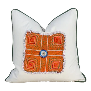 Kiran Vintage Boho Throw Pillow Cover