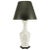 Large Reticulated Blanc De Chine Porcelain Table Lamp For Sale