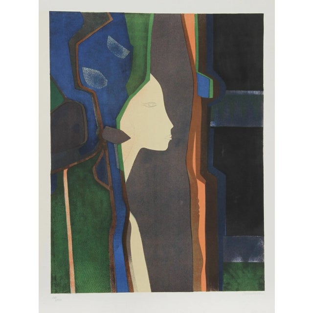 André Minaux Andre Minaux "Helene" Portfolio 10 Lithographs S /N Deluxe Suite 1974 For Sale - Image 4 of 6
