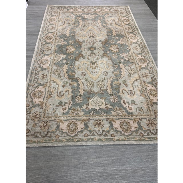 5ft X 8ft Pottery Barn Thyme Area Rug For Sale In San Francisco - Image 6 of 12