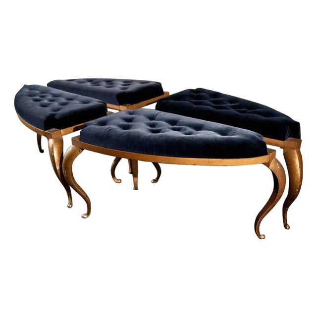 1960s French Triangular Pouf For Sale