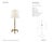 Thomas O'Brien by Visual Comfort Signature Parish Buffet Lamp in Gilded Iron with Linen Shade Designer: Thomas O'Brien...