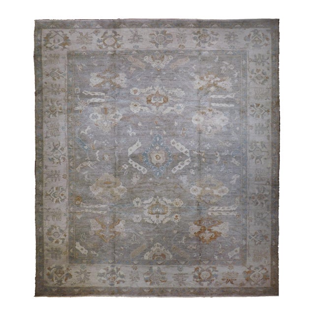 Hand Knotted Wool Pile on Cotton Foundation Rug. 8'1"x 10' For Sale