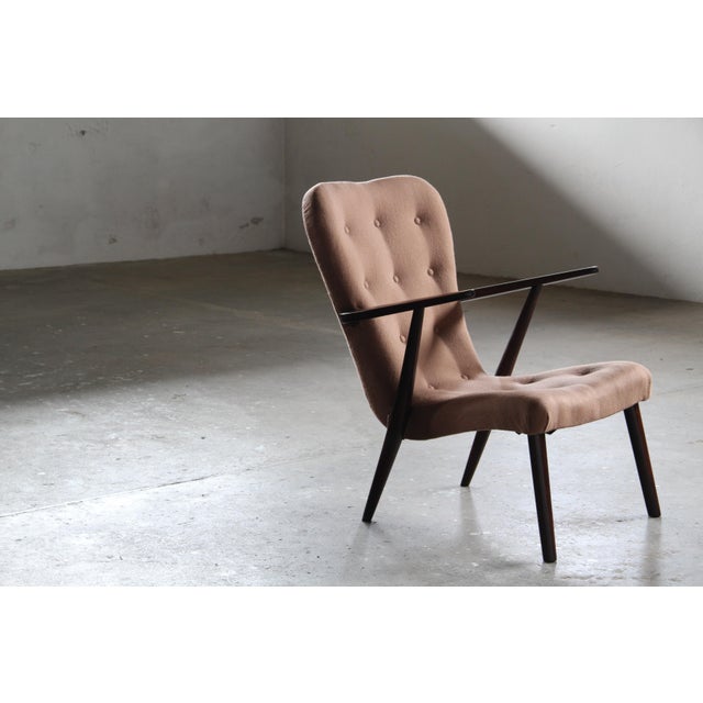 Vintage Danish Lounge Chair by Henry Schubell, 1950s For Sale - Image 4 of 18