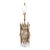 Mid 20th Century Organic Modern Brass Sculptural Table Lamp For Sale