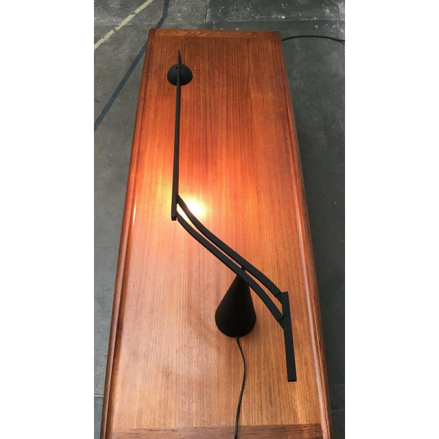 Postmodern Italian Model Tabla Table Lamp by Mario Barbaglia and Marco Colombo for Italiana Luce, 1980s For Sale - Image 5 of 18