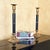 Pair of Vintage Brass & Black Enamel Candlestick Holders For Sale - Image 14 of 14