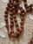 Wood Vintage Large 50 Inch French Roseary Carved Corozo Beads Wooden Cross For Sale - Image 7 of 9